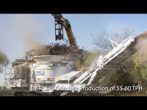 Diamond Z DZT1248 Tracked Tub Grinder