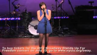 Krysta Rodriguez sings &#39;Ammonia&#39; at Broadway Stands Up For Freedom 2011