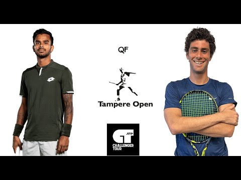 Sumit Nagal vs Aziz Dougaz | Challenger Tampere QF