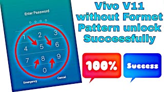 Vivo V11 without data loss pattern unlock password reset