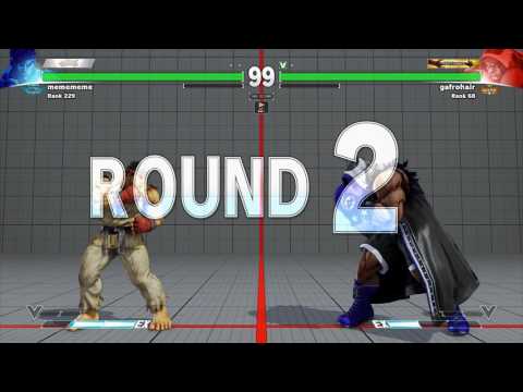 SFV~ Ryu (Diago Umehara) vs. Balrog (gafrohair) HD 8