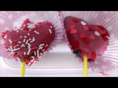Cake pops para San Valentín