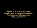 Josh Groban - Believe (karaoke)