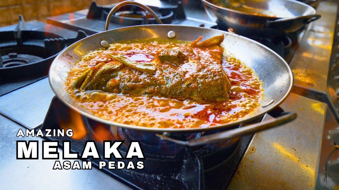 Ternyata Asam Pedas di Melaka Enak Sekali || First Time Travel to Malacca Malaysia