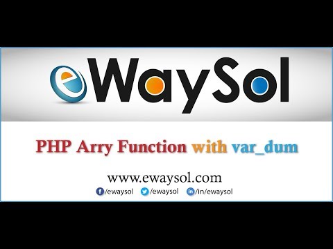 Php Array Function With Var_dump Ewaysol