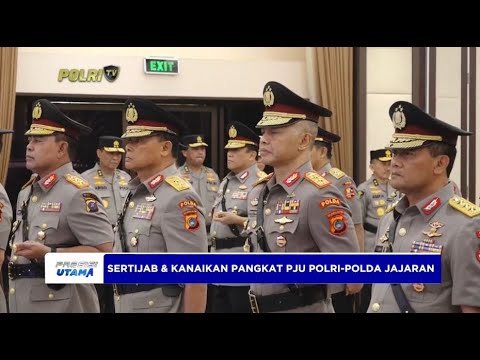 SERTIJAB DAN KENAIKAN PANGKAT PJU POLRI DAN POLDA JAJARAN