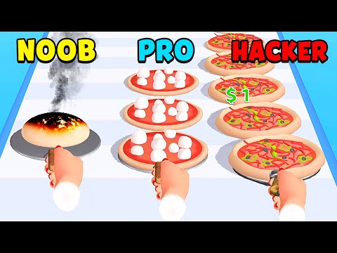 NOOB vs PRO vs HACKER - I Want Pizza