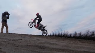Snowmobile Scooter Does Wheelies!