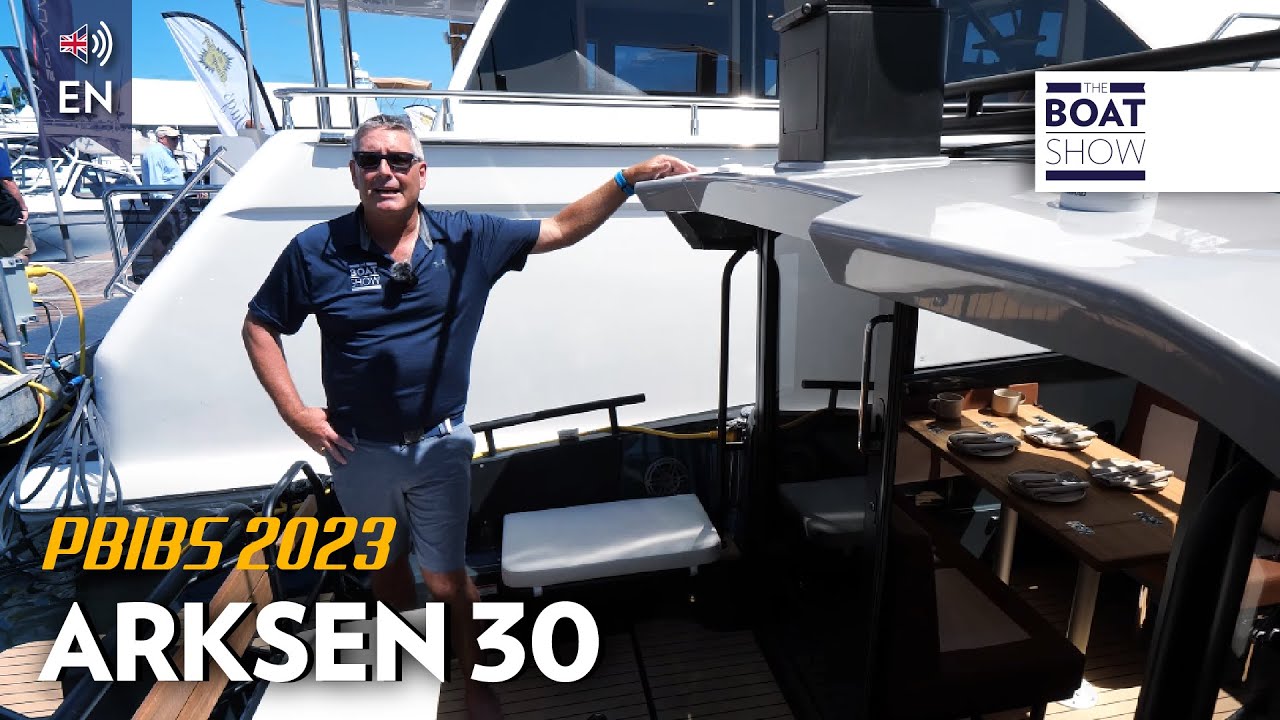 NEW ARKSEN 30 seen at the Palm Beach Boat Show 2023