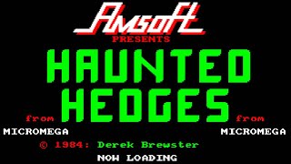 [Amstrad CPC] Haunted Hedges - Short Gameplay