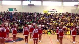 preview picture of video 'Lodi High Varsity Cheer back to school rally  August 2013'