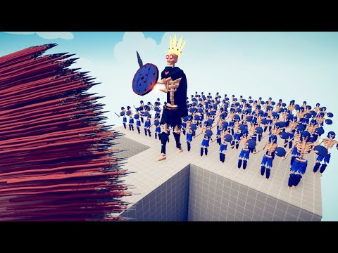 SKELETON ARMY + KING vs EVERY GOD - Totally Accurate Battle Simulator TABS
