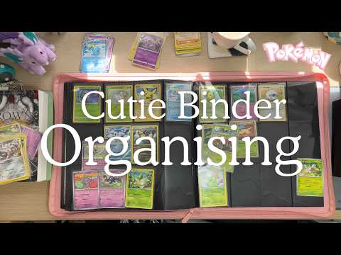 Organising My Cute Pokémon Cards Binder & Chatting