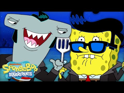 スポンジ・ボブ、シャーク・ウィークを祝う！?| スポンジ・ボブ｜5分でわかるスポンジ・ボブ全話｜@SpongeBobOfficial (SpongeBob Celebrates Shark Week! ? | SpongeBob Full Episode in 5 Minutes | @SpongeBobOfficial)