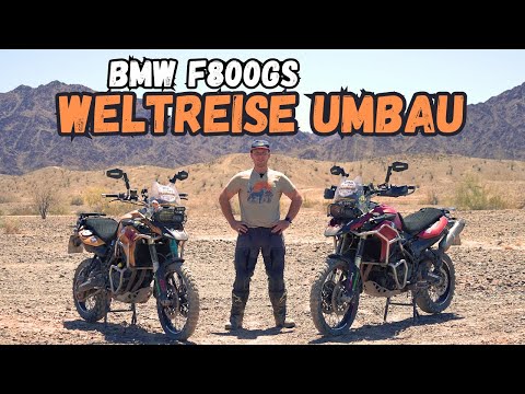 Unsere BMW F800 GS als Weltreisemotorrad - Weltreisesetup