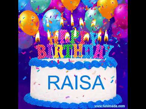 Raisa Happy Birthday Song'' Happy Birthday to you'' raisa
