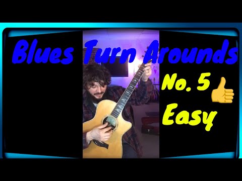 Top 5 Blues Turn Arounds in E - No. 5 with Tabs #Shorts