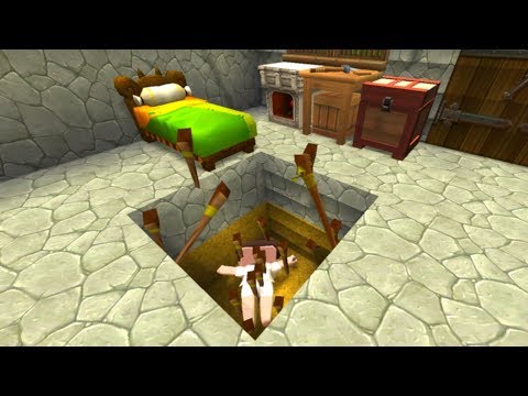 FALL INTO A TRAP IN Mini World Block Art - SURVIVAL EP 5