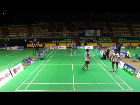 YONEX ITALIAN JUNIOR 2015 - MD FINAL KUMARA/SAPUTRA - ANDIKA/RIVALDY