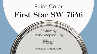 First Star SW 7646 | White Paint | Coordinating Colors, Trim, Colors That Go With & Undertones