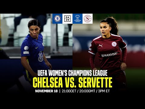 Chelsea vs. Servette | Match en intégralité de la 4e journée de l'UEFA Women's Champions League