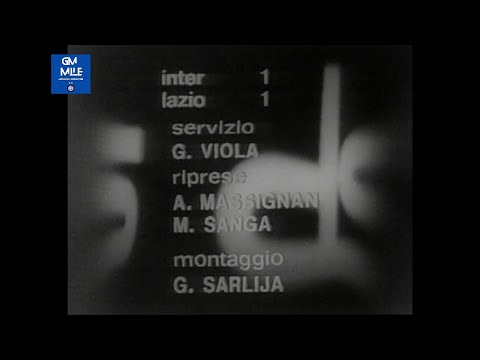 1976-77 (8^ - 05-12-1976) INTER-Lazio 1-1 [Marini,Giordano] Servizio+Moviola - D.S.Rai