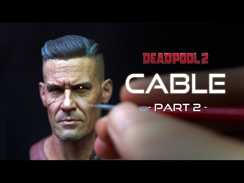 'CABLE' Sculpture Timelapse = Deadpool 2  = ( Part 2 )