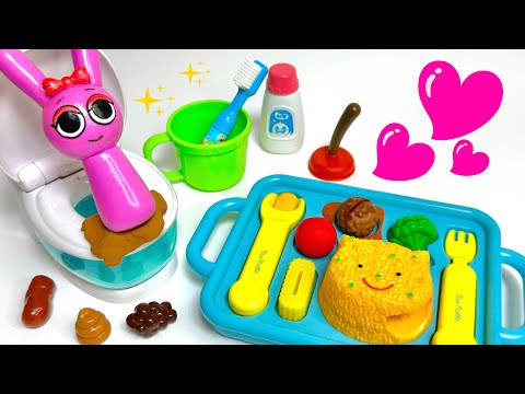 [🌟Toy ASMR🌟] 💩SPRUNKI Pinki Potty training Toy & Eating ASMR | Satisfying Toy Unboxing ASMR