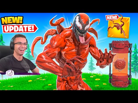 Nick Eh 30 reacts to VENOM and CARNAGE in Fortnite!
