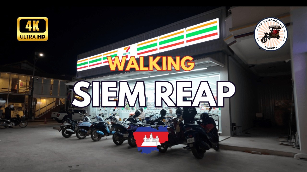 Siem Reap After Dark 2025: New 7-Eleven &amp; Bustling Nightlife Scene