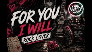 For You I Will - Monica | Serenade Studio (Rock Cover)