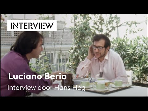 Luciano Berio, interview door Hans Heg, Holland Festival 1972