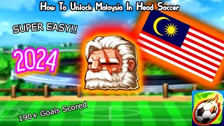 (2024) Head Soccer How To Unlock Malaysia. [SUPER EASY EASIEST METHOD}