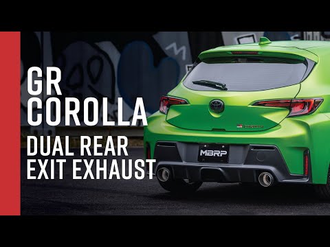 2023+ Toyota GR Corolla // MBRP 3" Cat-Back, Dual Rear Exit Exhaust