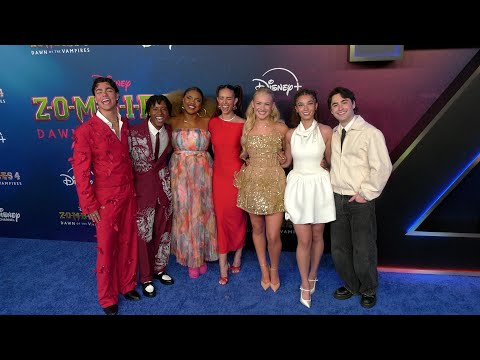 Malachi, Mekonnen, Dara, Kylie, Freya, Malia, Joshua "Zombies 4: Dawn of the Vampires" Premiere