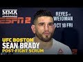 UFC on ESPN 6: Sean Brady Refutes Report He Failed USADA Test - MMA Fighting