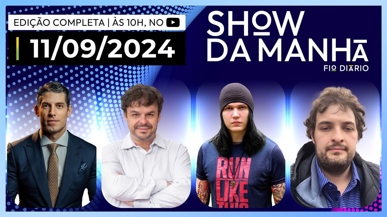 SHOW DA MANHÃ - MARCO ANTÔNIO COSTA, ADRILLES, TRAGICÔMICO E PAULO KOGOS - 11/09/2024