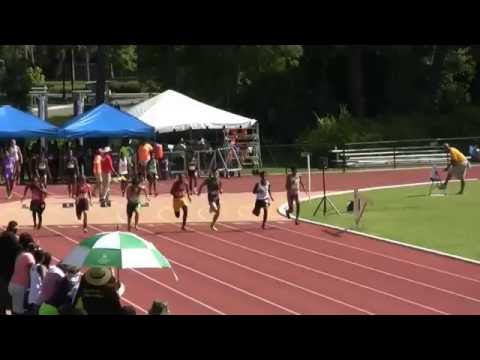 AAU Regional 100 Prelims Boys 15-16 Heat 4