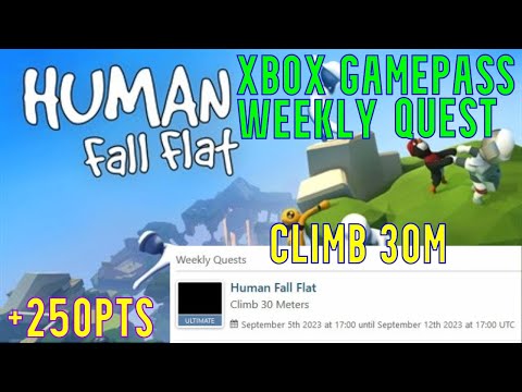How to Climb 30 meters in Human Fall Flat - Xbox Game Pass Weekly Quest