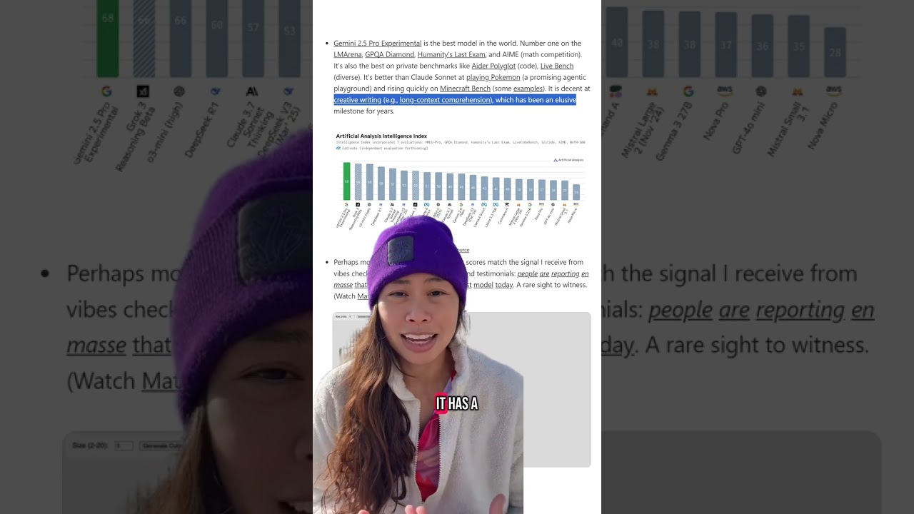 Google quietly dominating all the key benchmarks, while releasing awesome consumer tools like