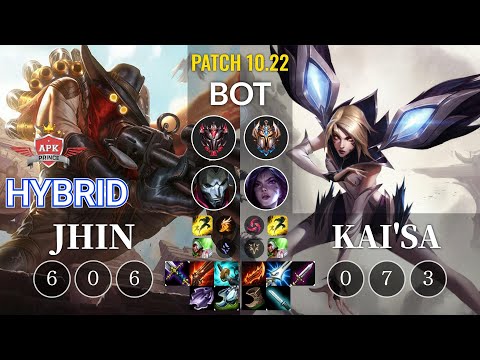 APK HyBrid Jhin vs Kai'Sa Bot - KR Patch 10.22