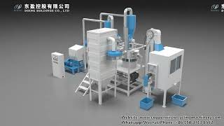 Waste medical blister packs separation recycling machine youtube video