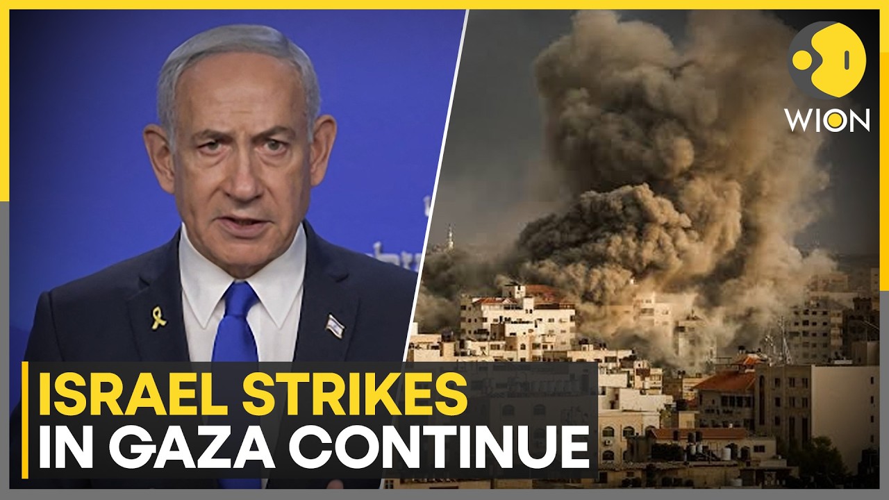 At Least Nine Injured As Israeli Airstrikes Hit Gaza Buildings | WION News