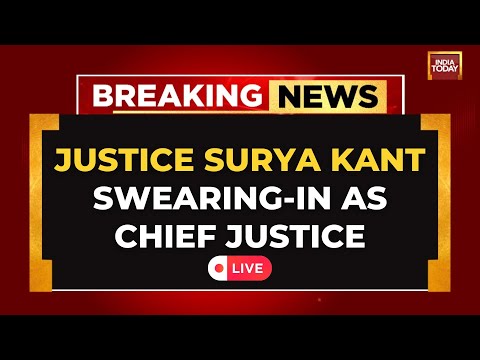 LIVE | Swearing-in Ceremony of Justice Surya Kant as the Chief Justice of India | India Today