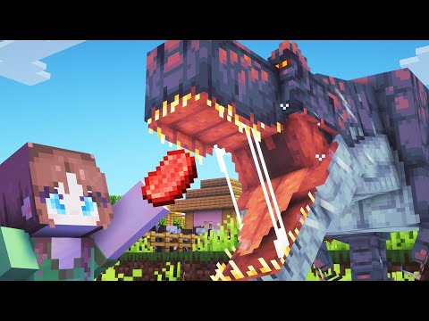 I Trained a Tyrannosaurus in Minecraft | The Dawn Era | The Best Minecraft Dinosaurs Mod