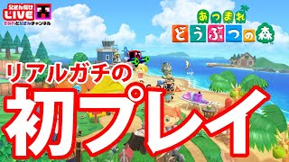 SWITCHも、どうぶつの森も初めてやる父さんの初プレイ実況｜あつもり実況 PART1