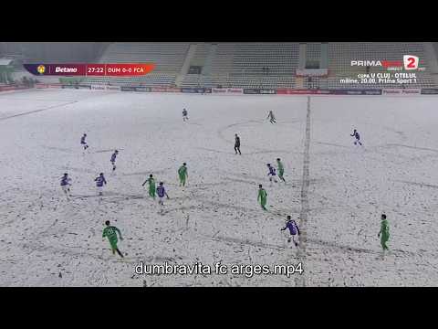 REZUMAT: CSC Dumbrăviţa - FC Argeş 1-2. Pe zăpadă, piteştenii merg în sferturile Cupei