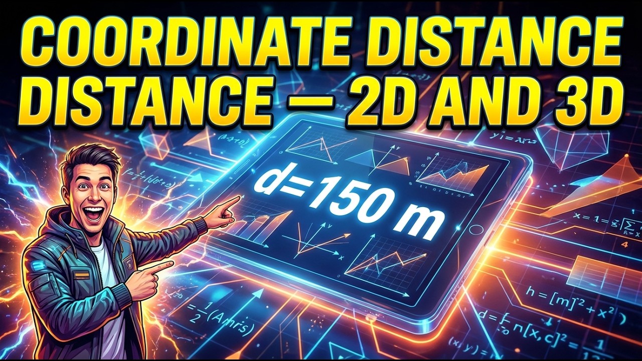 Coordinate Distance Calculator — 2D and 3D
