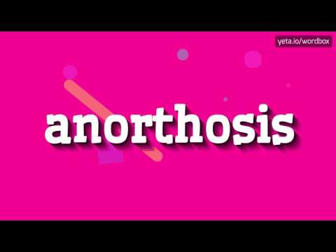 ANORTHOSIS - HOW TO PRONOUNCE ANORTHOSIS? #anorthosis