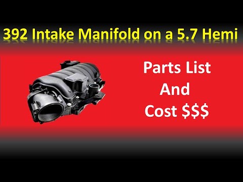 392 / 6.4 Intake Manifold on a 5.7 Hemi Parts List and Cost!